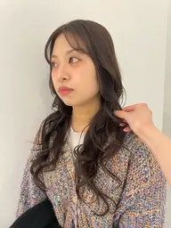 🩰おすすめ🩰【前髪＆顔周りカット×艶ワンカラー】×プチトリートメント×ヘアセット