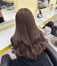 【♥️ご新規様限定価格♥️】ワンカラー➕3Stepハホニコトリートメント➕ストレートorコテ巻き仕上げ🪄🫧