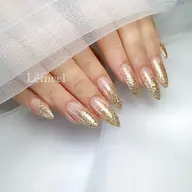 Hand💙ラメグラデーション(オフ/フィルなし)