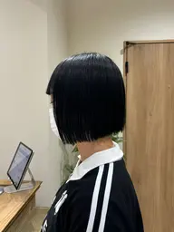 〚ミニモ限定💙〛人気No.3 レディースカット➕艶ワンカラー🫧※髪の毛に優しいオーガニック系のカラー剤使用🌱