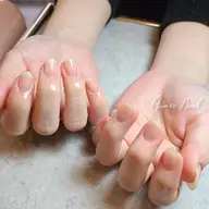 【派手なネイルはNGな方】クリア仕上げ￥4000