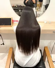 【艶髪ストレート✨】 💜小顔カット+髪質改善ストレート+ハイダメージトリートメント💜⚠︎ロング・ミディアム・ボブ限定