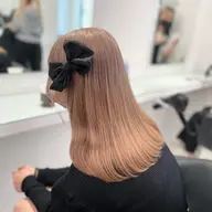 【初めて明るくするならこれ💕】カット✂️＋ブリーチありダブルカラー+炭酸SPA+ラクトン配合トリートメント+コテ巻き