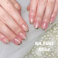 大人可愛い🌟SNS大人気ガラスフレンチ/ミラーフレンチ/ミラーグラ6500