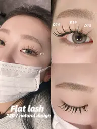 💡LEDフラットラッシュ100​〜​160本■通常マツエクの1.5～2倍の持続力✊🏻 ̖́-‬