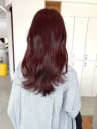 ブリーチなしWカラー+Aujua 7step トリートメント🌛‧˚