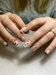 【お任せ5本アート】お好きなデザインにyukiのセンスを加えてオリジナルデザインに*上品さと遊び心をバランスよく*