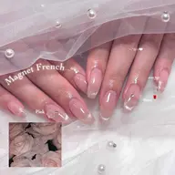 🧲💘ぷるぷるマグネットネイル（オフ込）⚠️写真は別途ビジューアート⚠️