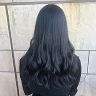 黒染めを使わない黒髪カラー+コーティングトリートメント🖤🎀