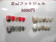 2026年4月&5月の定額フットジェルネイル(税込5000円コース)