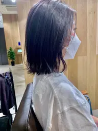 カラー＋ハホニコトリートメント＋前髪&顔まわりカット付き／