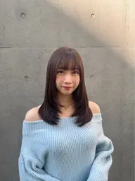 前髪カット＋ミネコラトリートメント