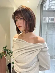 【ボブカット×1step トリートメント】