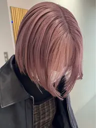 【新年度応援メニュー📣】ケアブリーチ➕艶カラー➕ぷちトリートメント➕前髪カット