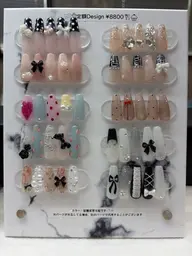 5/8 18:00 📍原宿📍🎀定額デザイン🎀オフ有無不問(※亀裂直し/長さだし不可)