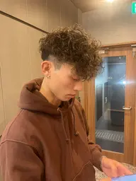 カット+ハイライト+パーマ