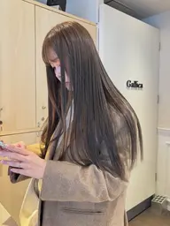 【ブリーチなしダブルカラー】 🪞ライトニングカラー➕ケアカラー➕ツヤトリートメント