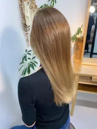 ✨【ハイ透明感カラー】外国人風ダブルカラー+トリートメント