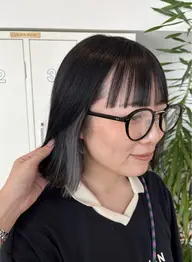 《minimo限定価格✨️》イヤリングカラーケアBL込＋透明感カラー＋選べるオージュアTR＋カット🫧