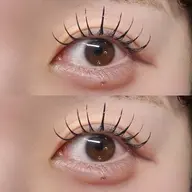 【新技術☆モデル】LEDエク60本×まつパ(オフ込み) 自まつ毛以上エクステ未満♪マスカラを塗ったような仕上りに★
