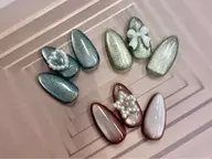 【他店オフ有】Jr.ネイリストコース☆韓国パーツとマグネットのトレンドネイル7200→4800(スカルプオフは別途料金)