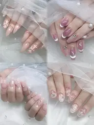 【初回オフ無料・フィルイン対応・パラジェル】🥀90分持ち込みデザイン🥀 アート目安本数 4~6本