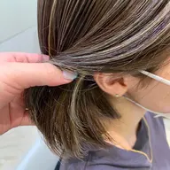 【誰でも使える👌】顔周り耳周り/インナーカラー(ブリーチ込み)+4stepトリートメント+ブロー🎀