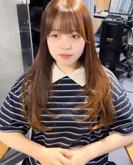 前髪縮毛矯正のみ（顔周りは入りません。）