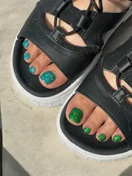 オフなし フットネイル ワンカラー (マグネット、フラッシュOK)