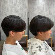 【ご新規様限定/🇰🇷韓国式🇰🇷サイドや襟足が膨らむ方✨】メンズカット＋ダウンパーマ#生え癖矯正#骨格矯正#韓国