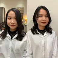 骨格診断モデル☆顔+似合わせカット