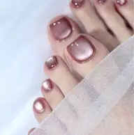 オフあり◆フットネイル/マグネットネイル(フットバスなし)¥5500​〜​