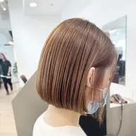 ボブカット+髪質改善カラー
