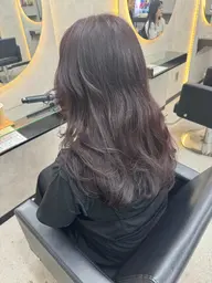 【綺麗な艶カラーはこれ🐦🔥】🌟カラー+カット+𝐦𝐢𝐥𝐛𝐨𝐧3𝐒𝐓𝐄𝐏トリートメント🌟