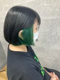 インナーカラー （インナーブリーチ+オンカラー）¥11000