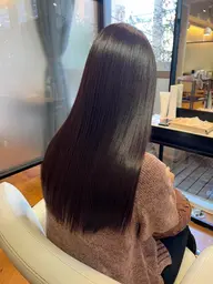 【平日限定・縮毛矯正】カット+プレミアム艶髪ストレート