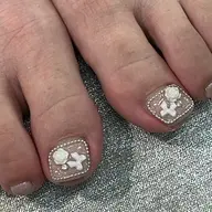 【フット】アート2本付け放題🎨ジェルオフ込🩵