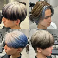 【男性U24限定】🔥メンズカット➕ブリーチデザインカラー➕補修トリートメント（２色以上カラーOK◎）🔥