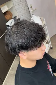 カット+特殊パーマ