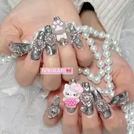 《チップ長さだし》持ち込みデザイン/ゴテゴテパーツつけ放題★オフなし