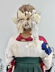 🎓🌸卒業式🌸🎓[袴着付け＆ヘアアレンジ]🤍早朝OK🤍ペア割あり🤍メイク追加OK🤍