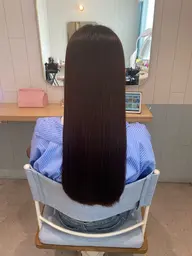 ☔️湿気に負けるな☀️【縮毛矯正】トリートメント付き❣️〈カット込〉/ロング料金➕¥1,100(必ず詳細をご覧下さい。)