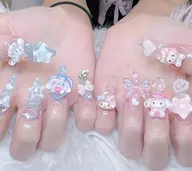 ［ゴテゴテネイル］長さ出し＋持ち込みデザイン