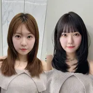 【ミニモ限定】前髪、顔まわりカット+透明感カラー