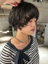 short cut＋perm＋treatment