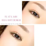 上下130本😊上高品質フラットラッシュ100本✨お試し下15本づつ/ナチュラル盛り/BLACKコーティングお仕上げ付き