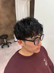 カット＋メンズニュアンスパーマ