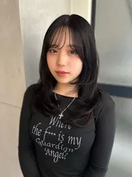 ワンカラー+Aujuaトリートメント🫧【ロング料金・ブリーチなし】