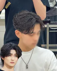 ⚜️【ご新規様限定】⚜️カット➕フェザーパーマ➕毛髪補修トリートメント❤️‍🔥