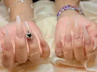 「初回ジェルオフ無料」【長さだしワンカラー/ラメグラ／マグネット】(色は2色可能)